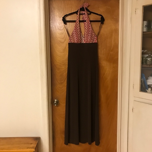 Alyn Paige Dresses & Skirts - ALYNPAIGE retro Style Halter Maxi Dress